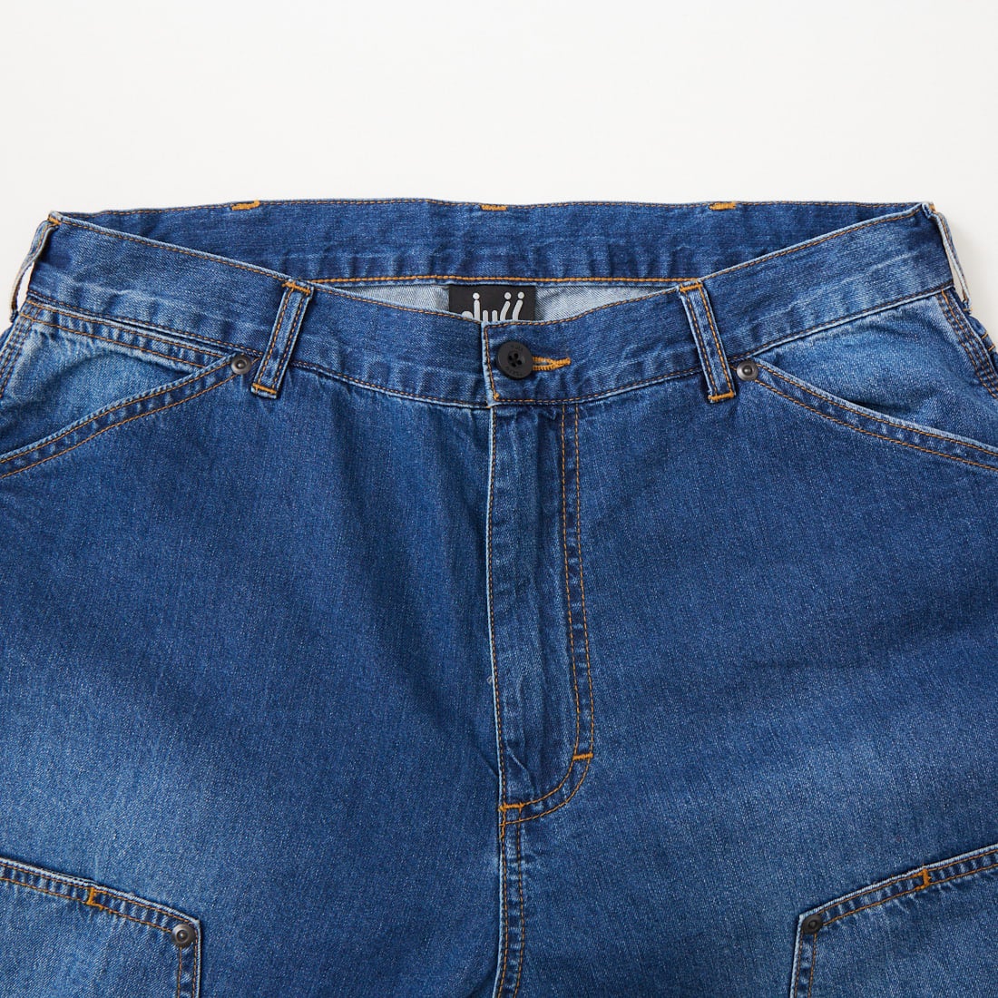 NULL [ヌル] ダブルニーデニムパンツ [NULL-110EX] INDIGO