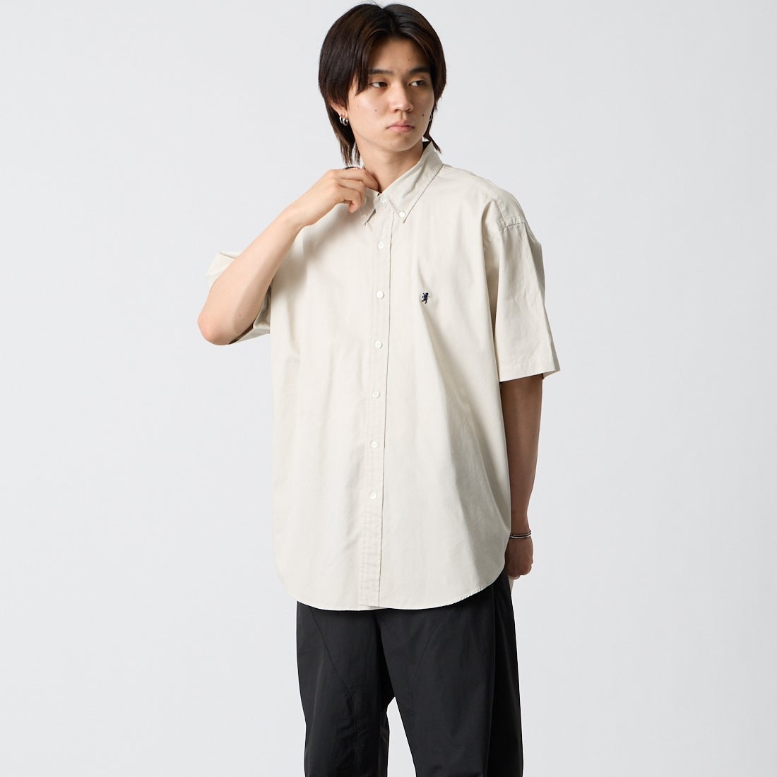 SAND BEIGE&&モデル身長：177cm 着用サイズ：M&&