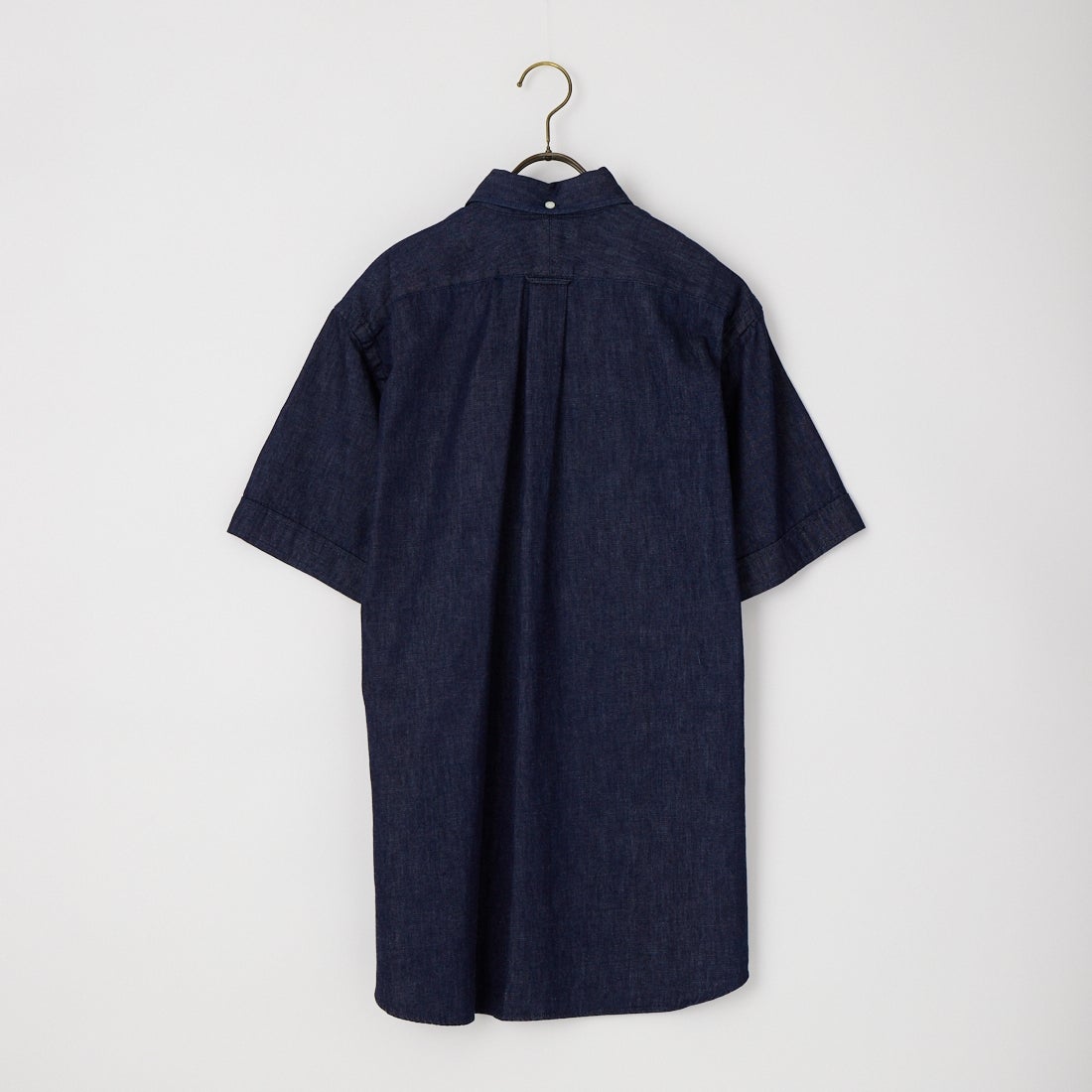 Gymphlex [ジムフレックス] ショートスリーブ デニムボタンダウンシャツ [GY-B0244SDM]  INDIGO BLU