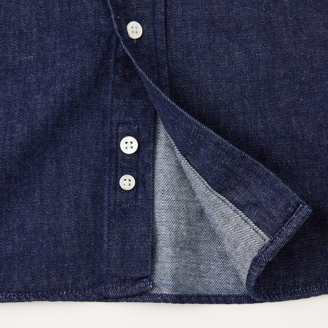 Gymphlex [ジムフレックス] ショートスリーブ デニムボタンダウンシャツ [GY-B0244SDM]  INDIGO BLU