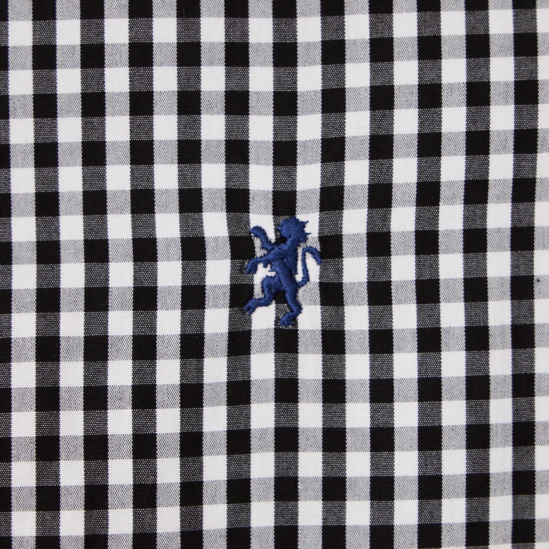 Gymphlex [ジムフレックス] ショートスリーブ ギンガムチェックボタンダウンシャツ [GY-B0244MGG] BK GINGHAM