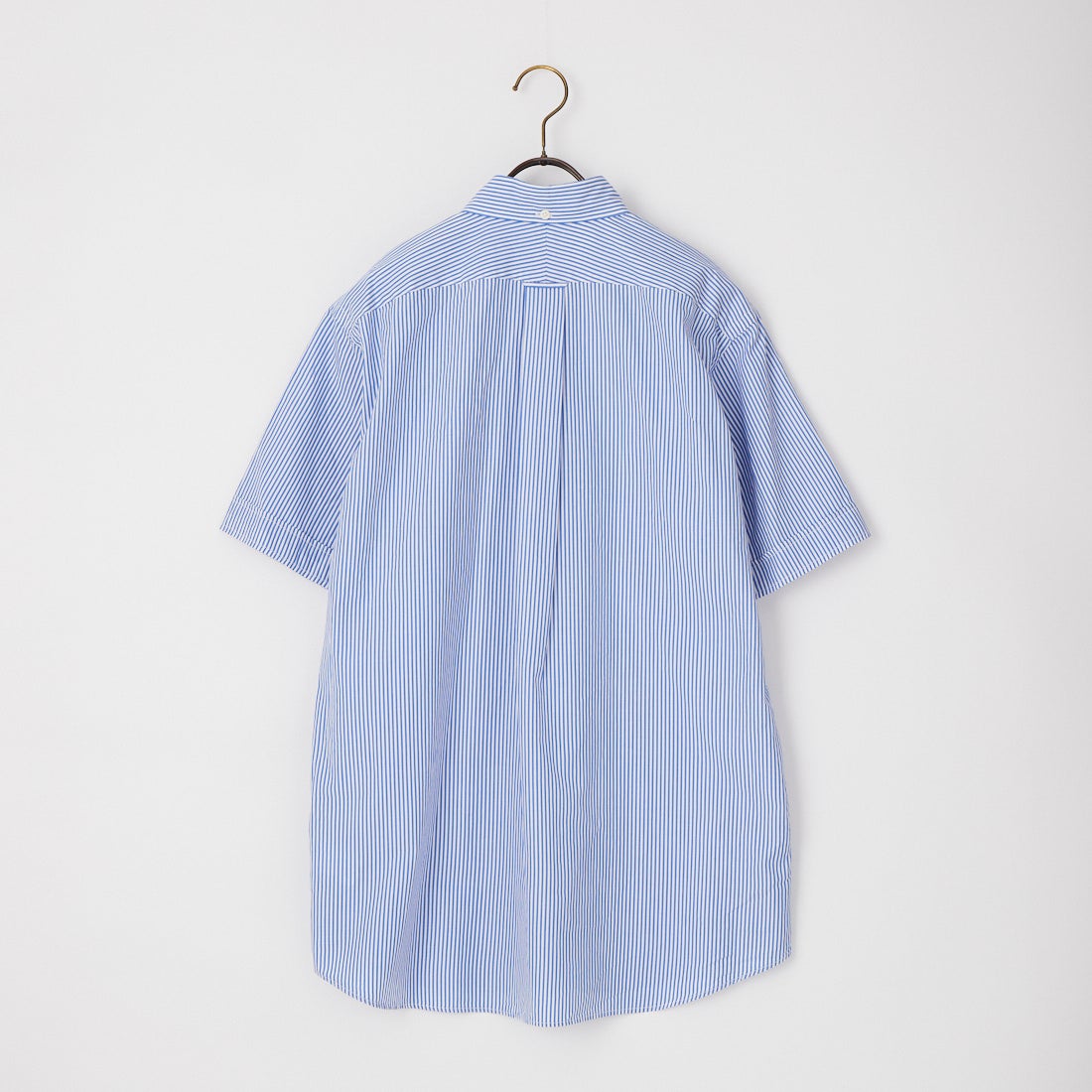 Gymphlex [ジムフレックス] ショートスリーブ ストライプボタンダウンシャツ [GY-B0244MGS] BLU STRIPE