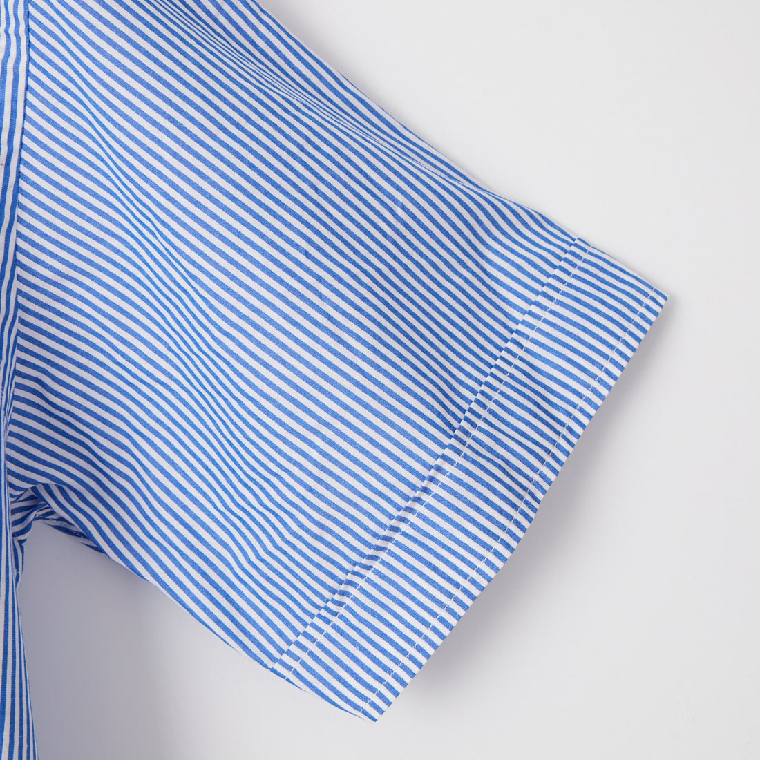Gymphlex [ジムフレックス] ショートスリーブ ストライプボタンダウンシャツ [GY-B0244MGS] BLU STRIPE