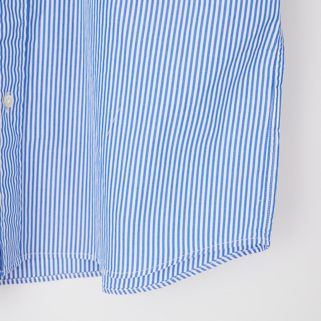 Gymphlex [ジムフレックス] ショートスリーブ ストライプボタンダウンシャツ [GY-B0244MGS] BLU STRIPE