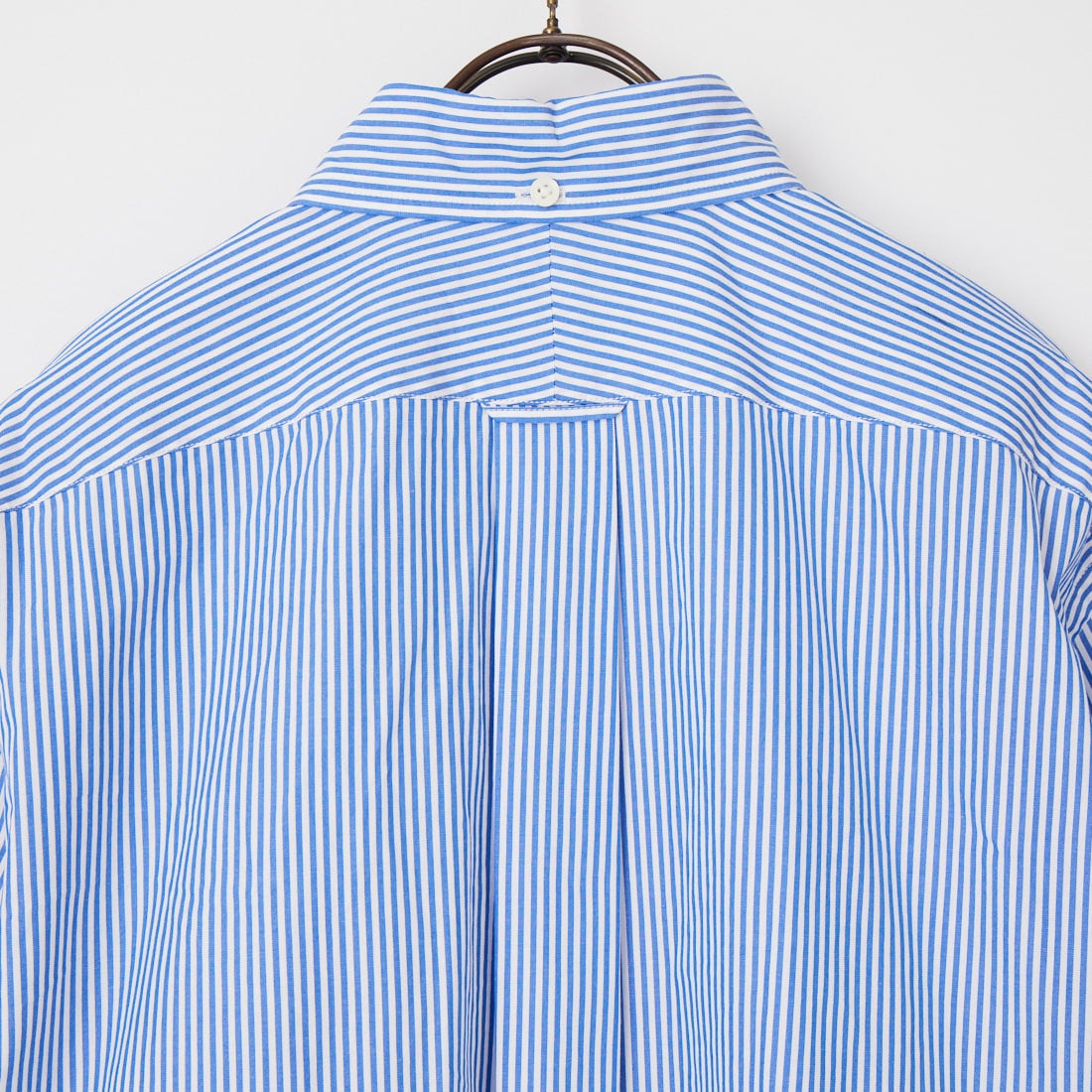 Gymphlex [ジムフレックス] ショートスリーブ ストライプボタンダウンシャツ [GY-B0244MGS] BLU STRIPE