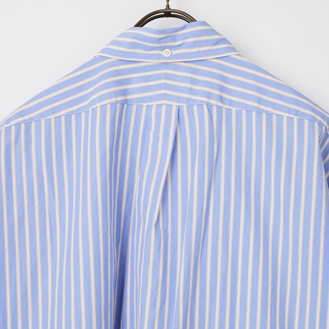 Gymphlex [ジムフレックス] ショートスリーブ ストライプボタンダウンシャツ [GY-B0248PSE] BLU/BEG ST