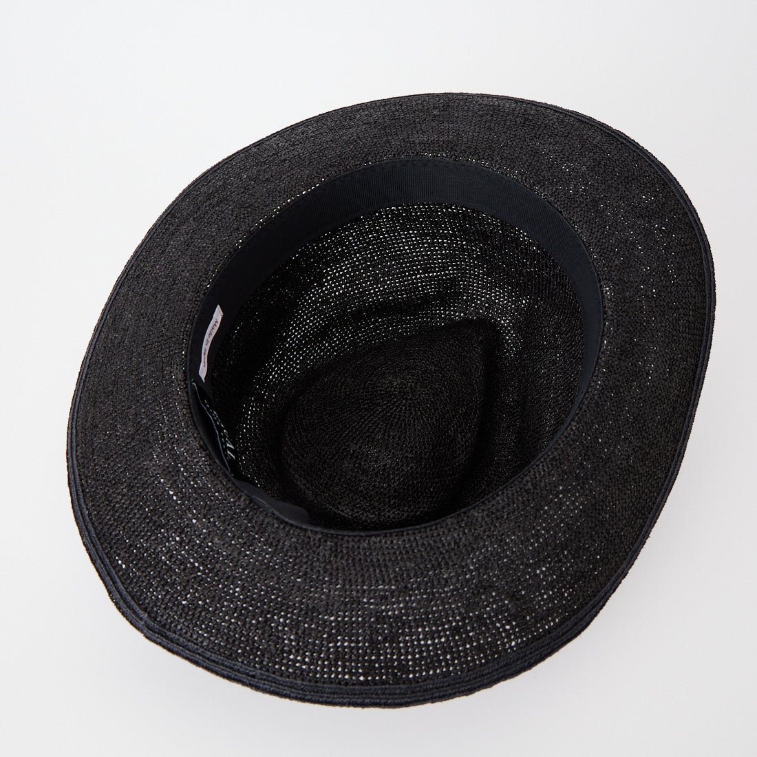 RACAL [ラカル] ラフィアクラッシャブルフェドラハット [RL-25-1391] BLACK