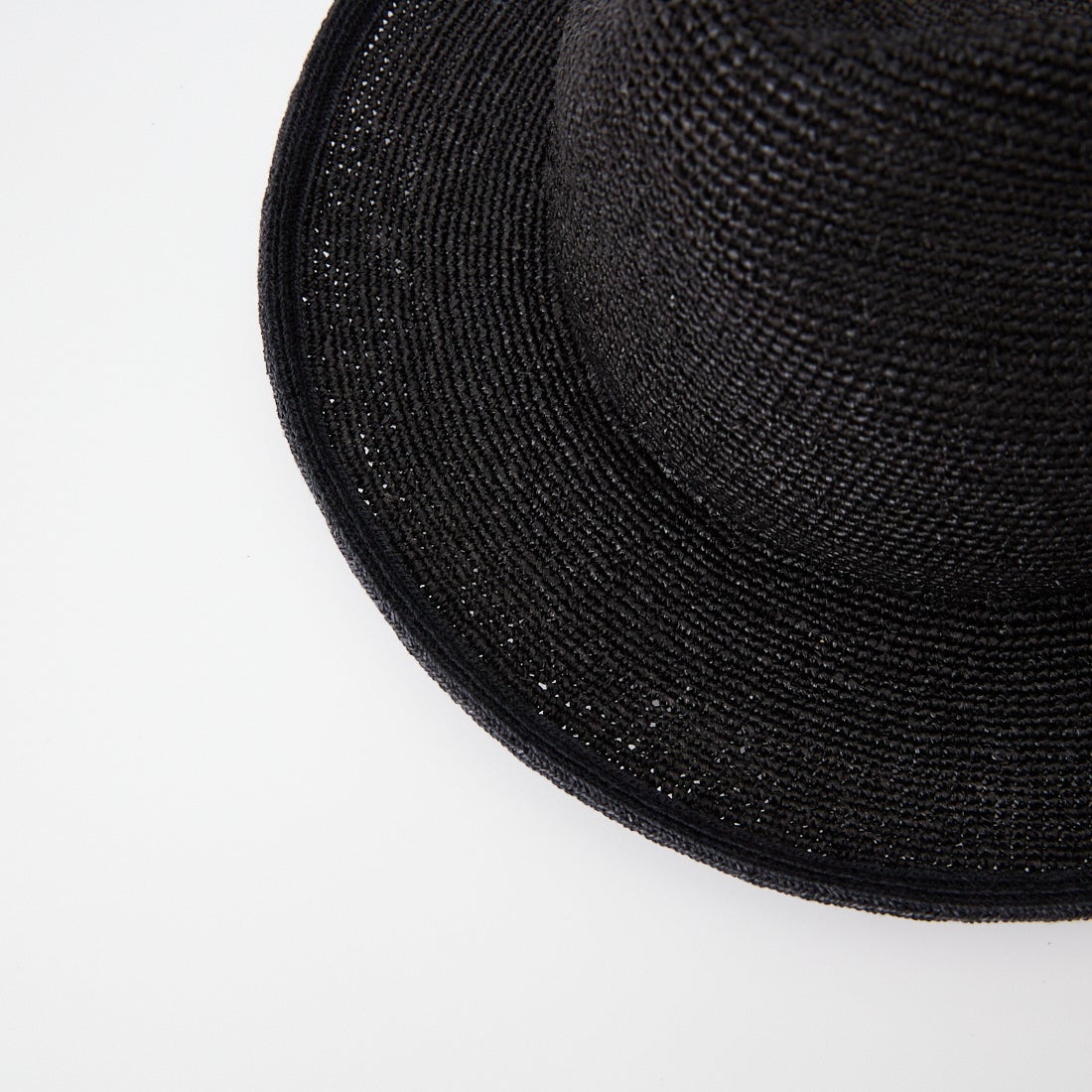 RACAL [ラカル] ラフィアクラッシャブルフェドラハット [RL-25-1391] BLACK
