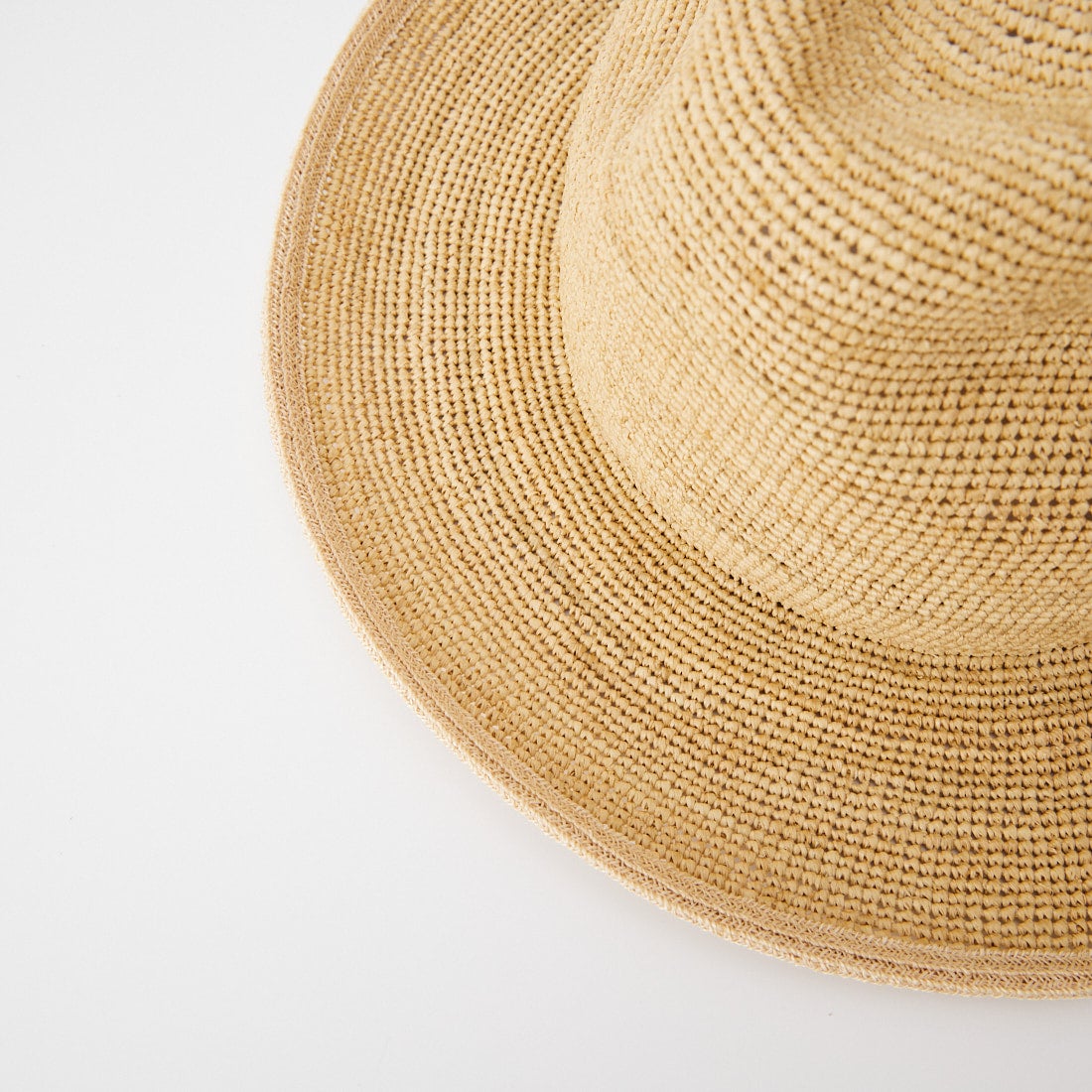 RACAL [ラカル] ラフィアクラッシャブルフェドラハット [RL-25-1391] NATURAL