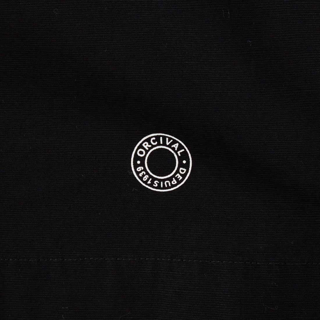 ORCIVAL [オーシバル] オープンカラーポケットディティールシャツ [OR-B0455IMB] BLACK