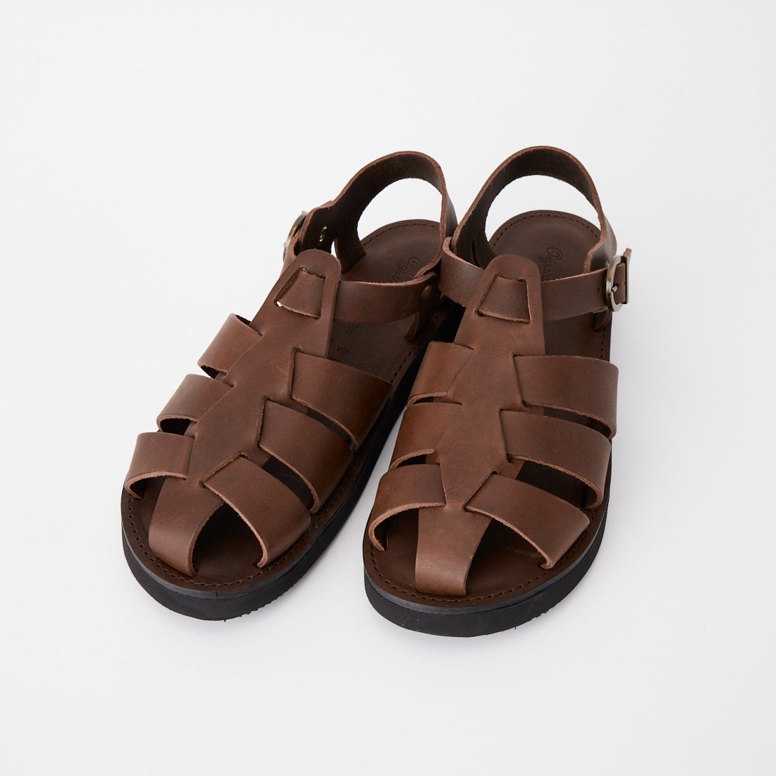 Organic handloom [オーガニックハンドルーム] レザーサンダル [OH002208] DARK BROWN