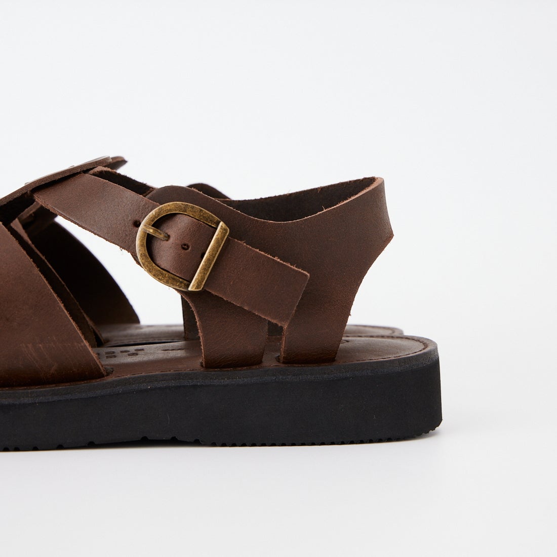 Organic handloom [オーガニックハンドルーム] レザーサンダル [OH002208] DARK BROWN