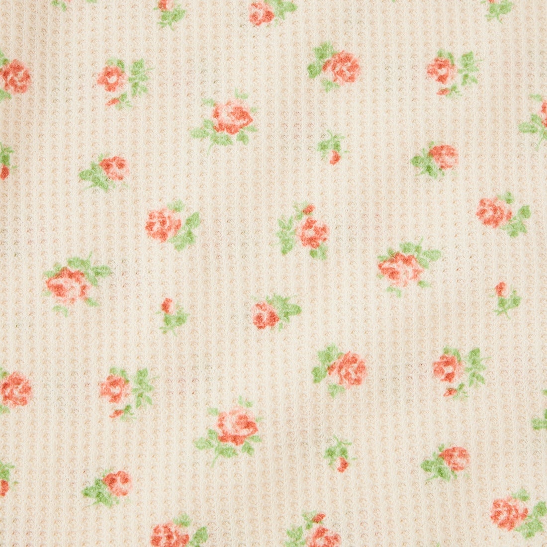 JE MORGAN [ジェイイーモーガン] ワッフル花柄 ハーフスリーブプルオーバー [JG045-29S] 34 PINK