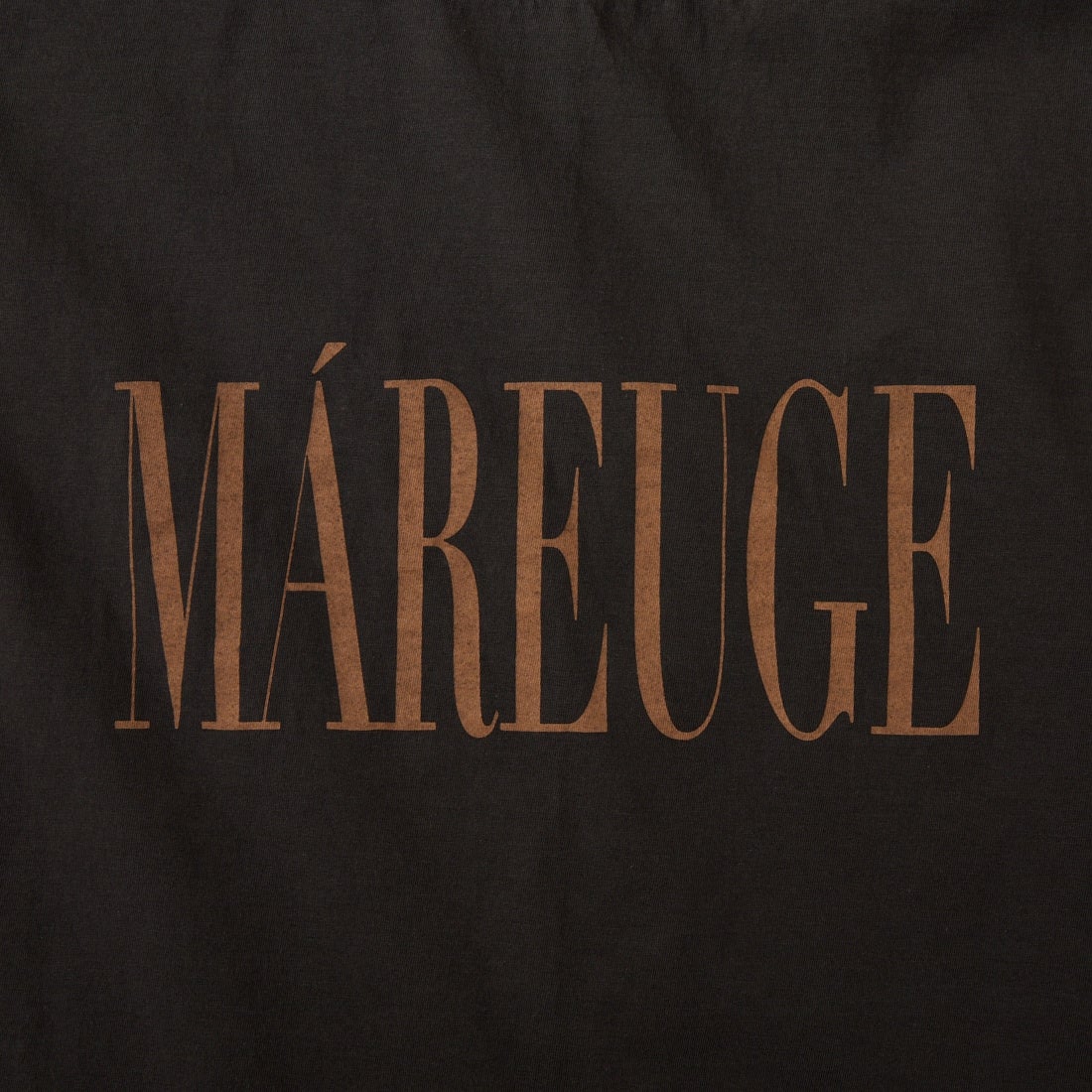 MICA&DEAL × JEANSFACTORY [マイカアンドディール × ジーンズファクトリー] 別注 ワイドシルエット MAREUGE プリントTシャツ [0126209175-JF] SUMIKURO