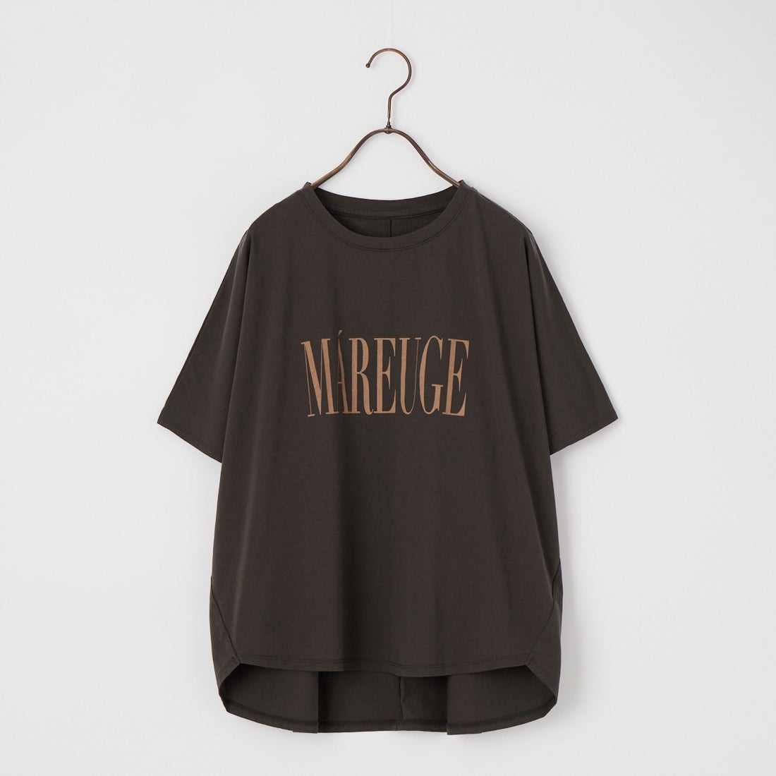 MICA&DEAL × JEANSFACTORY [マイカアンドディール × ジーンズファクトリー] 別注 ワイドシルエット MAREUGE プリントTシャツ [0126209175-JF] SUMIKURO