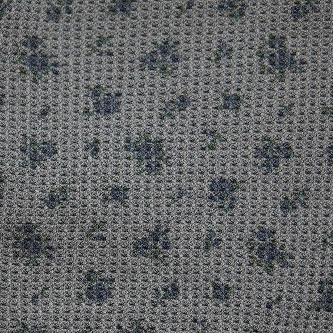 JE MORGAN [ジェイイーモーガン] ピグメントワッフル花柄 ハーフスリーブプルオーバー [JG047-29S] 06 GREY