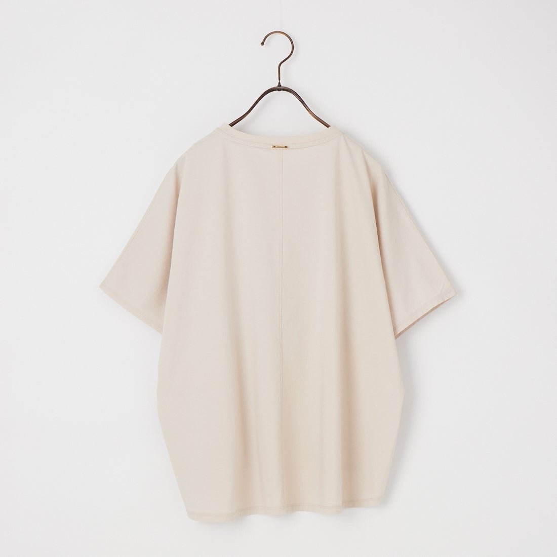 MICA&DEAL × JEANSFACTORY [マイカアンドディール × ジーンズファクトリー] 別注 ワイドシルエット UNIVERSITY カレッジプリントTシャツ [0126209176-JF] L.BEIGE