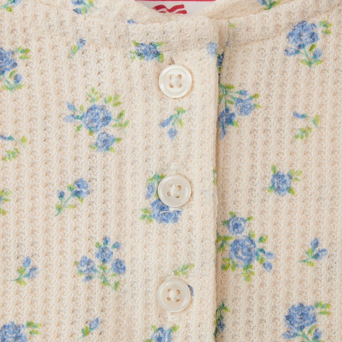 JE MORGAN [ジェイイーモーガン] 別注 ワッフル ヘンリーネックTシャツ [JG120-29S-JF] 84 BLUE