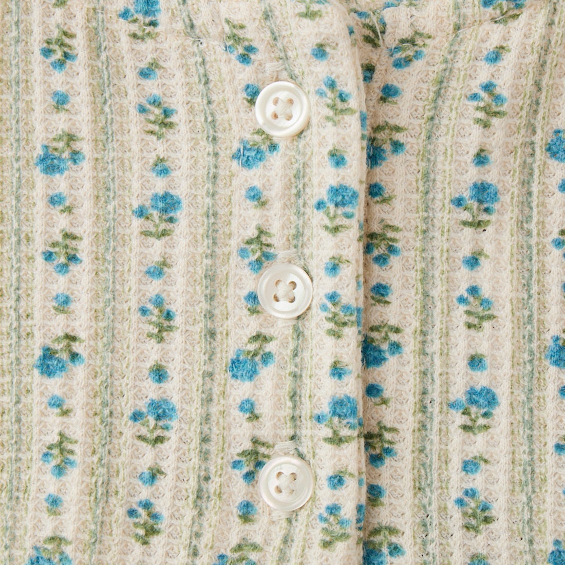 JE MORGAN [ジェイイーモーガン] 別注 ワッフル ヘンリーネックTシャツ [JG120-29S-JF] 82 STRIPE