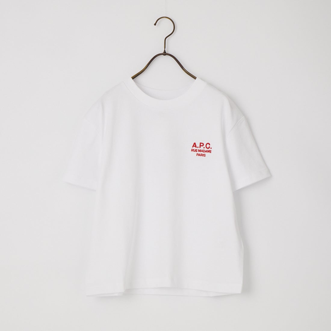 A.P.C. [アー・ペー・セー] Boxy Rue Madame Tシャツ [BOXY-RUE-MADAME] 90 BLANC