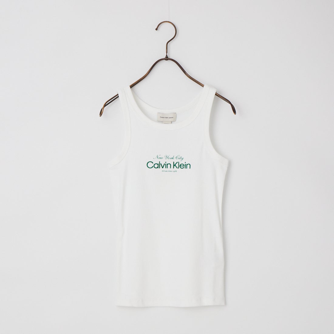 Calvin Klein [カルバンクライン] リブグラフィック タンクトップ [47F816G] YAF