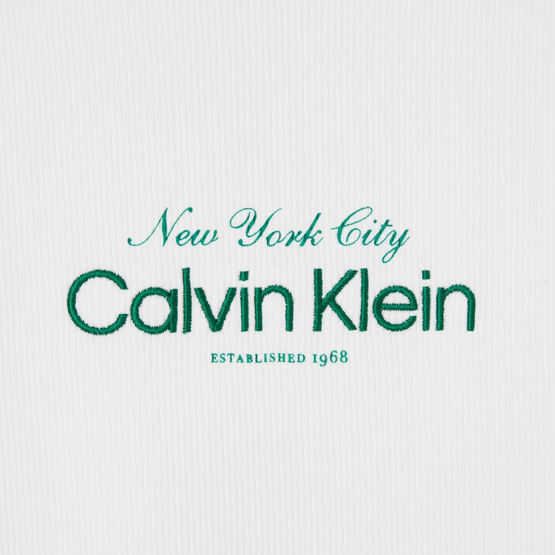 Calvin Klein [カルバンクライン] リブグラフィック タンクトップ [47F816G] YAF