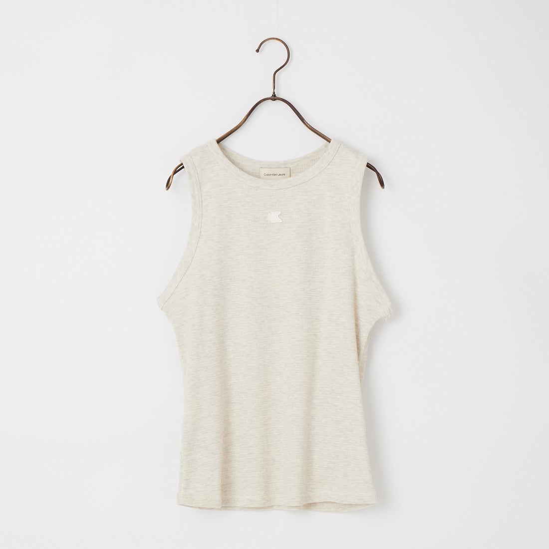 Calvin Klein [カルバンクライン] モノグラムロゴワッペン ワッフル レーサータンク [47F232G] P4P