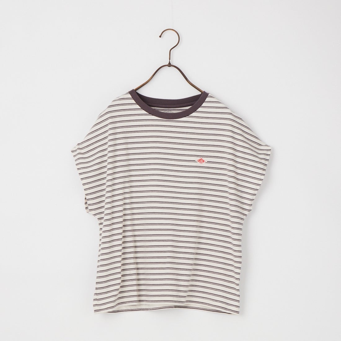 DANTON [ダントン] ドルマンスリーブ ストライプTシャツ [DT-C0403CJJ] ECR/DK.BEG
