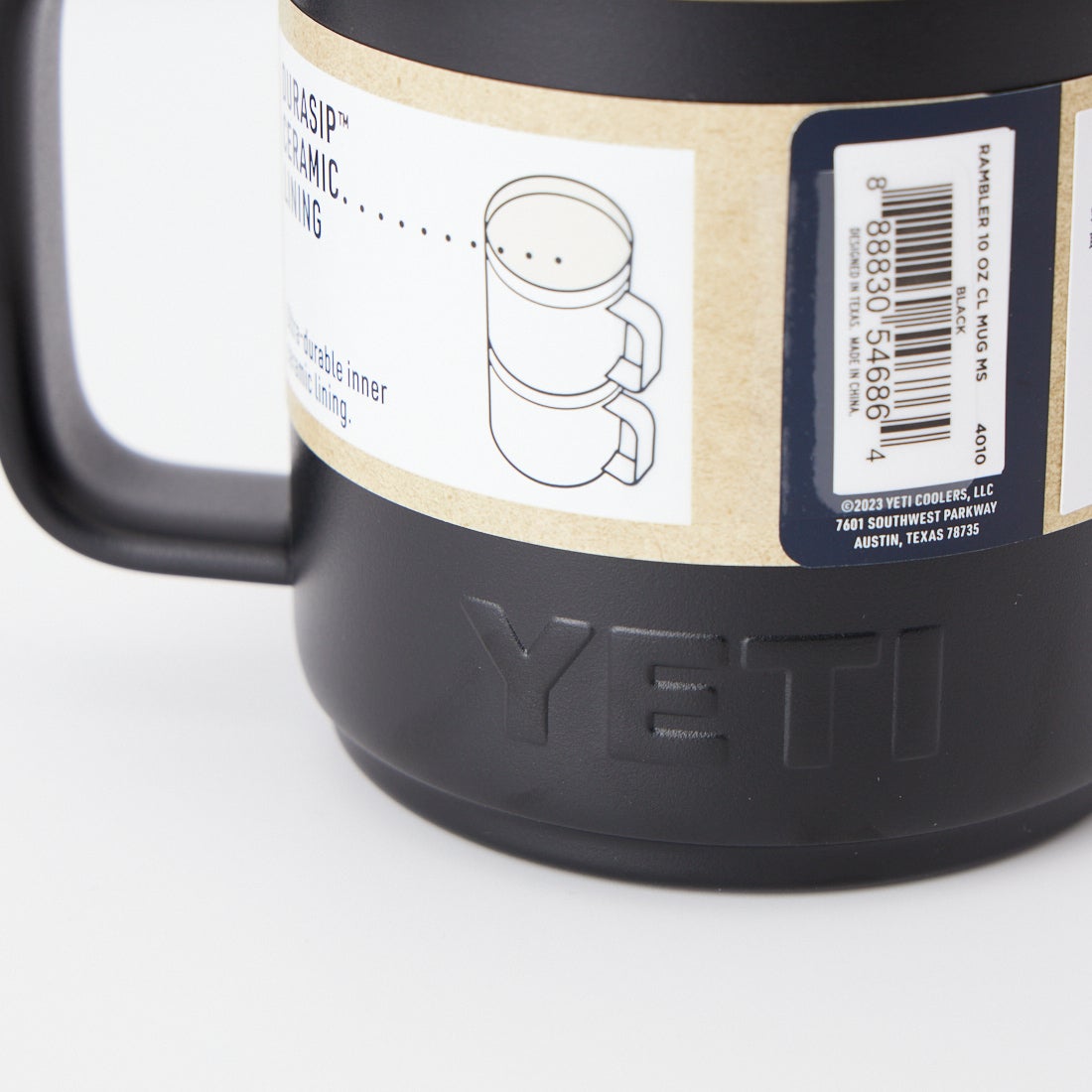 YETI [イエティ] ランブラー スタッカブル 10ozマグ [10OZ-STACKABLE-MUG-D] ﾌﾞﾗｯｸ