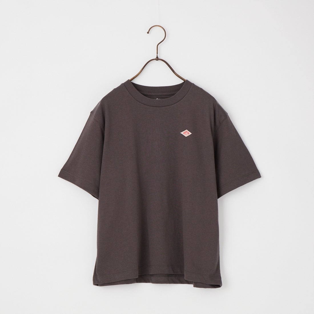 DANTON [ダントン] ショート丈 無地 半袖Tシャツ [DT-C0404CJJ] COAL GREY