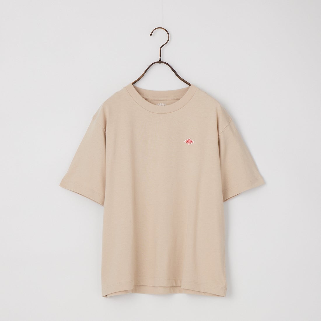 DANTON [ダントン] ショート丈 無地 半袖Tシャツ [DT-C0404CJJ] GREIGE