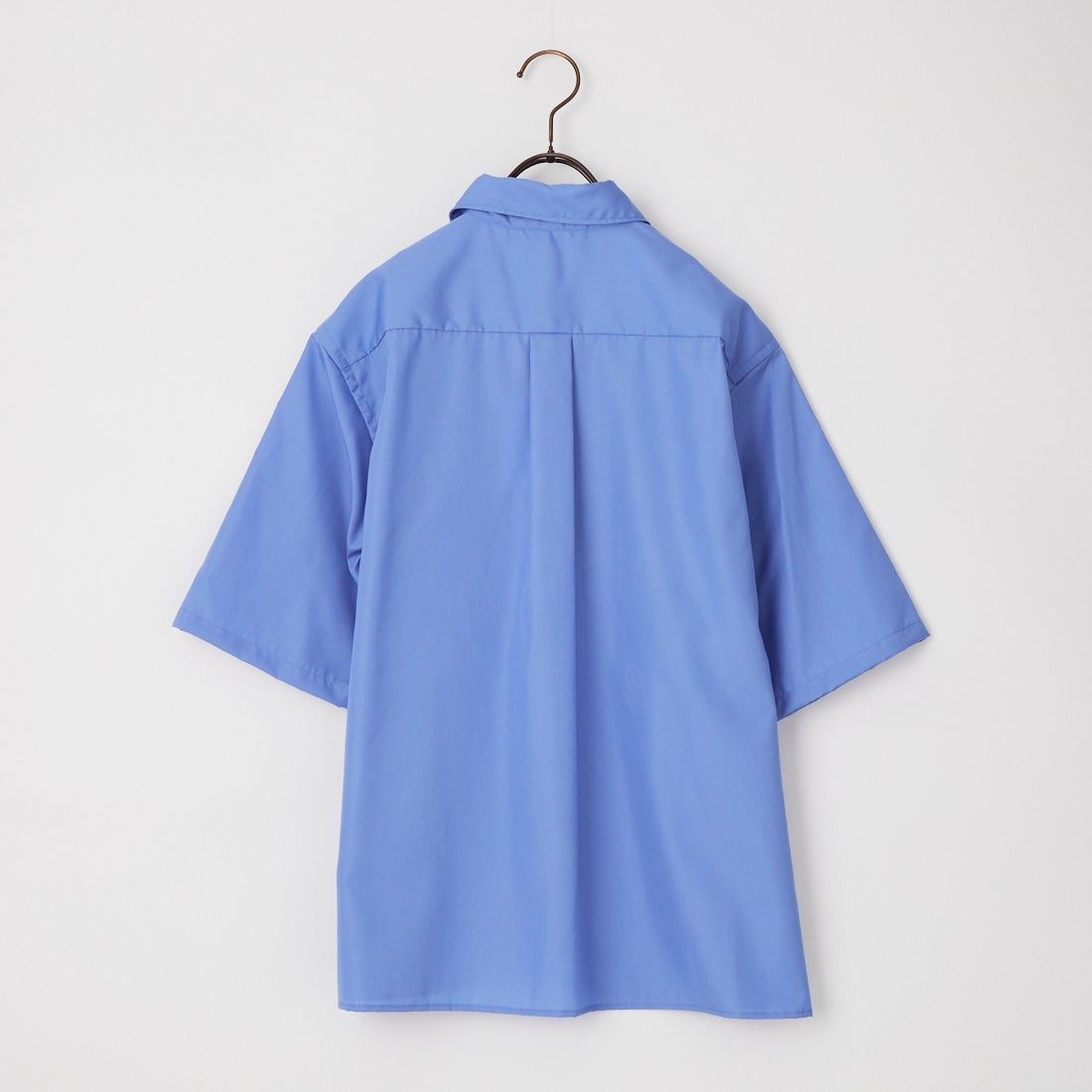 blurhms [ブラームス] コットン ブロード ハーフスリーブシャツ [BHS26S036SLD] 02 SAXEBLU