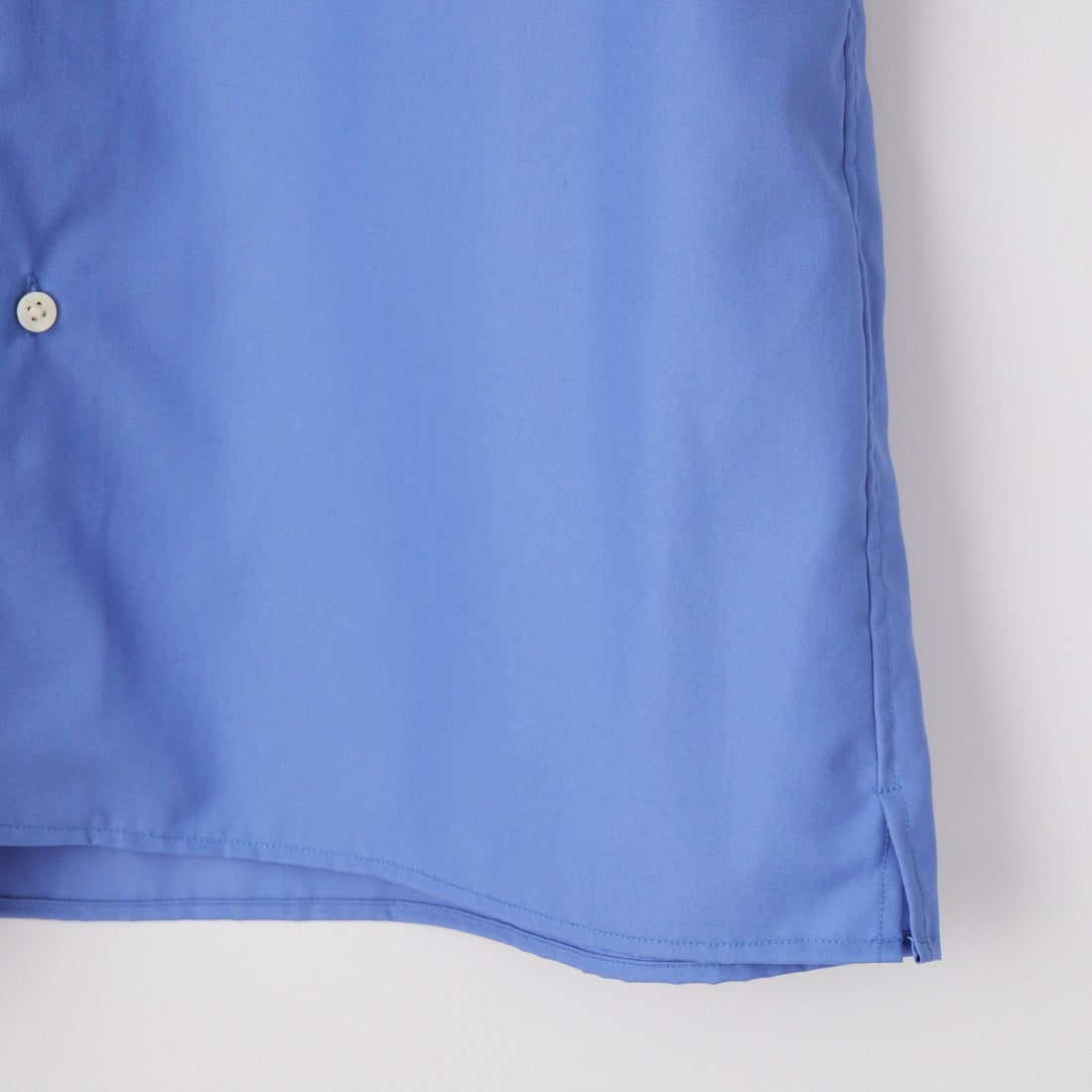 blurhms [ブラームス] コットン ブロード ハーフスリーブシャツ [BHS26S036SLD] 02 SAXEBLU