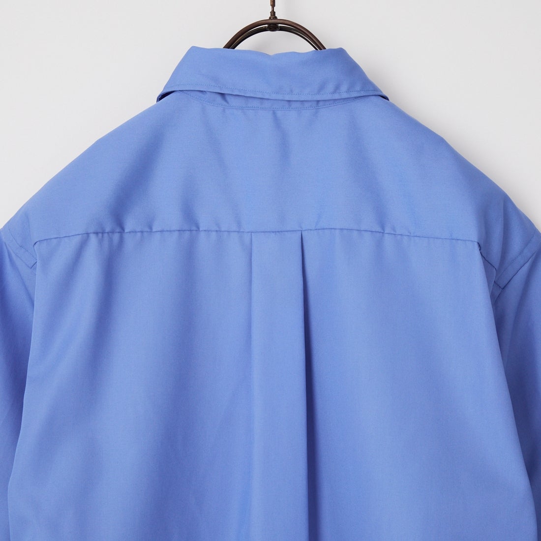 blurhms [ブラームス] コットン ブロード ハーフスリーブシャツ [BHS26S036SLD] 02 SAXEBLU