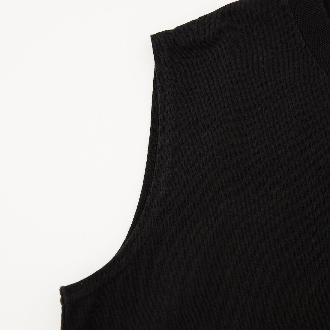 blurhms ROOTSTOCK [ブラームス ルーツストック] クラシックヘムリブ ノースリーブ [BROOTS26S001W] 02 BLACK