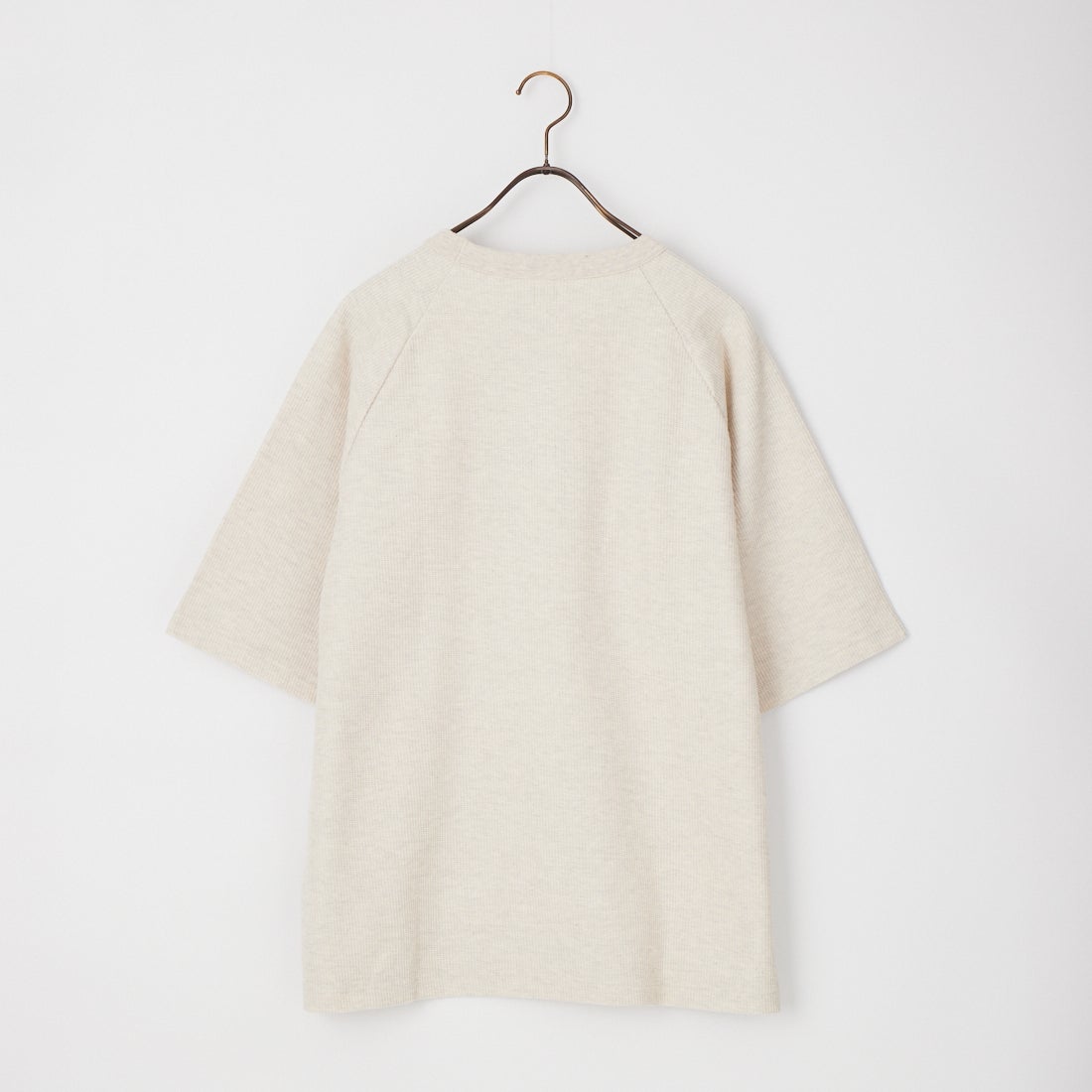 blurhms ROOTSTOCK [ブラームス ルーツストック] ラフ＆スムース サーマル ラグランTシャツ [BROOTS24S21S26] 02 H.OATME