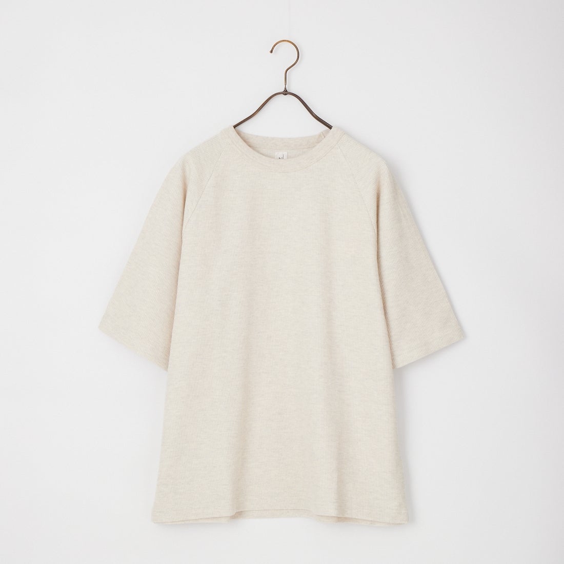 blurhms ROOTSTOCK [ブラームス ルーツストック] ラフ＆スムース サーマル ラグランTシャツ [BROOTS24S21S26] 02 H.OATME