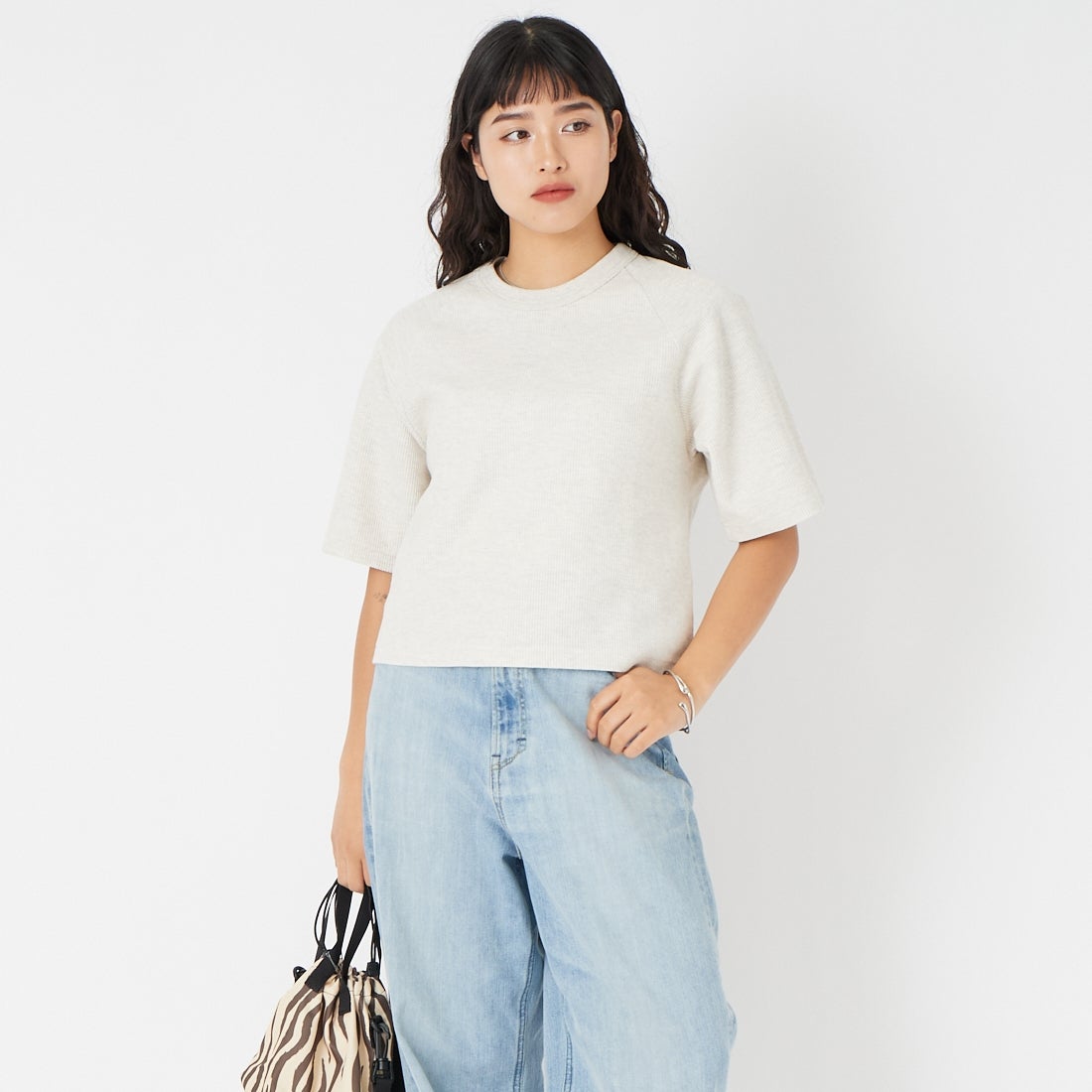 02 H.OATME&&モデル身長：162cm 着用サイズ：0&&