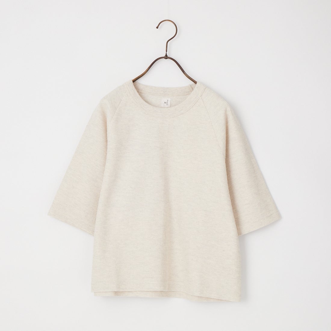 blurhms ROOTSTOCK [ブラームス ルーツストック] ラフ＆スムース サーマル ラグランTシャツ [BROOTS24S21S26] 02 H.OATME