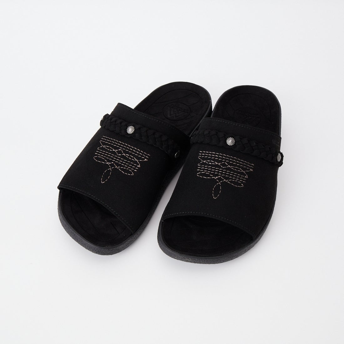 MALIBU SANDALS [マリブサンダル] スライドサンダル [MS120001] BLACK/BLAC
