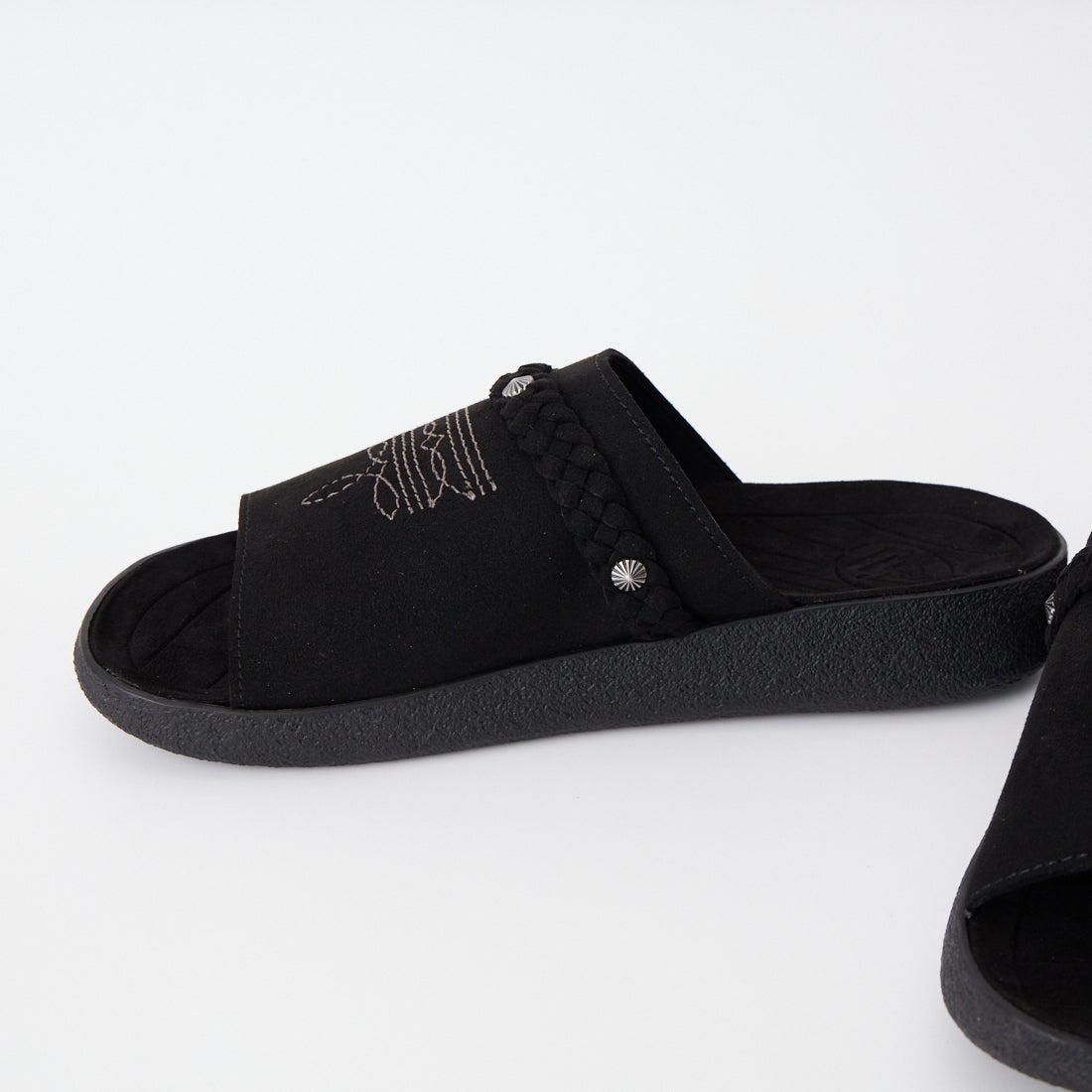 MALIBU SANDALS [マリブサンダル] スライドサンダル [MS120001] BLACK/BLAC
