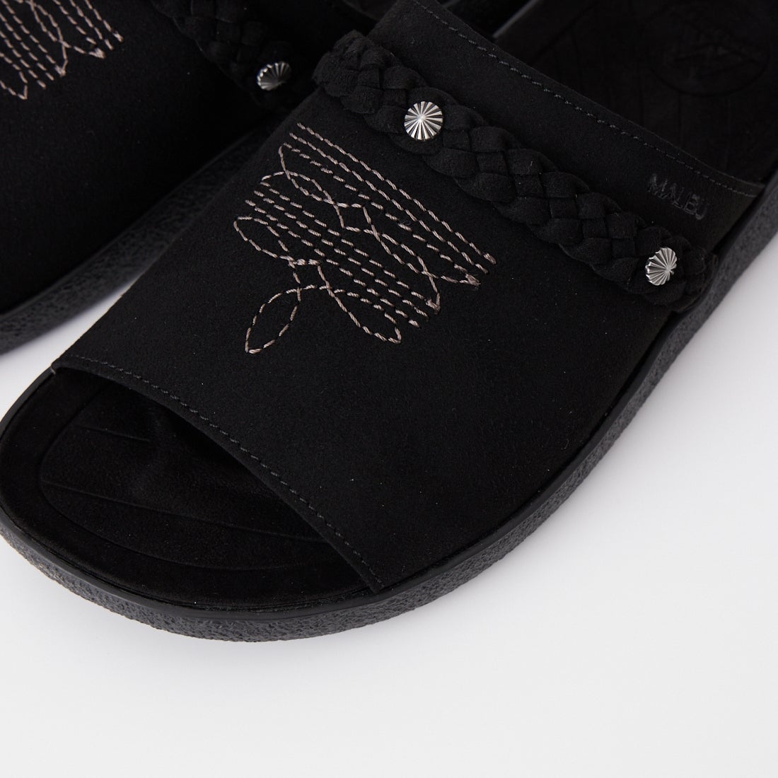 MALIBU SANDALS [マリブサンダル] スライドサンダル [MS120001] BLACK/BLAC