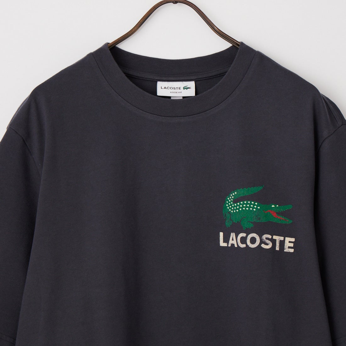 LACOSTE [ラコステ] ビンテージロゴ Tシャツ [TH9425] S5T GRAPHI