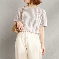 BEG/PURPLE&&モデル身長：158cm 着用サイズ：S&&
