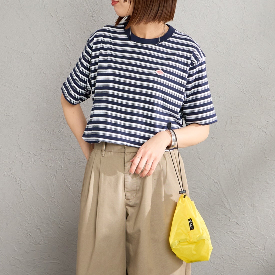 NVY/OFF WH&&モデル身長：159cm 着用サイズ：M&&