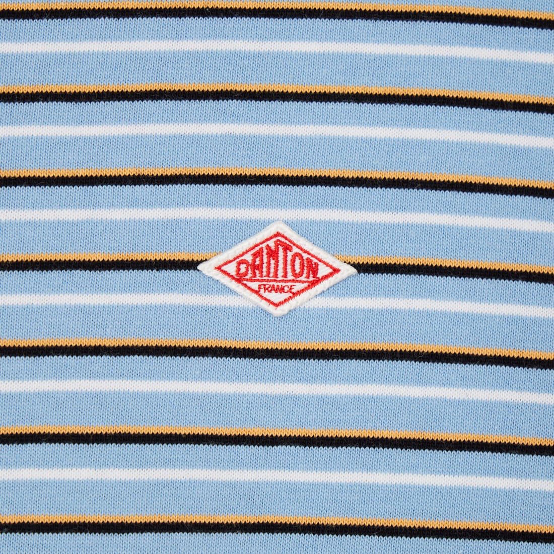 DANTON [ダントン] ショート丈 ストライプ半袖Tシャツ [DT-C0404CJJ] BLU/ORANGE