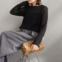 99 BLACK&&モデル身長：160cm 着用サイズ：F&&