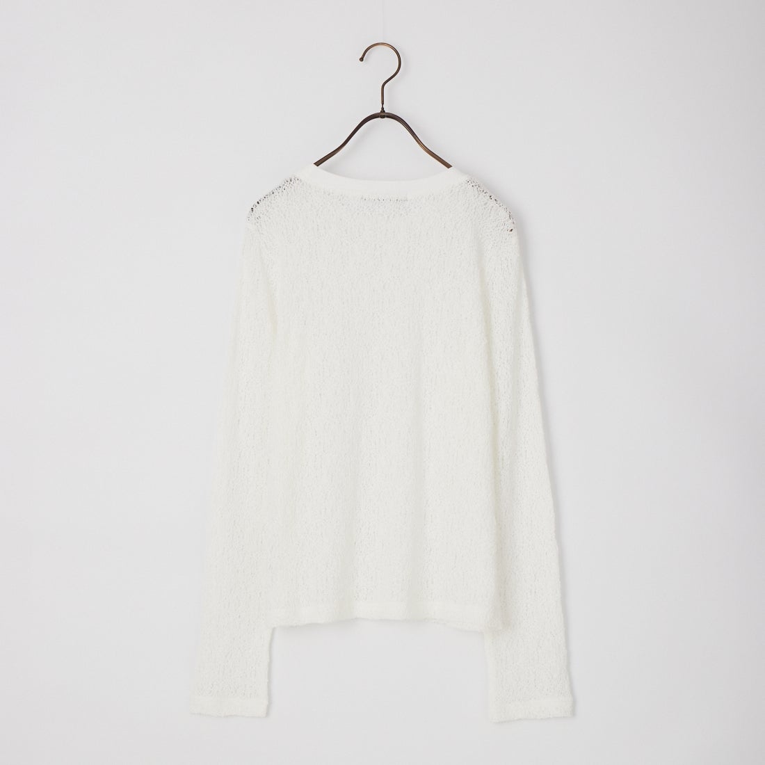 mizuiro ind [ミズイロインド] レースクルーネックTシャツ [1-210080] 11 OFF WHI