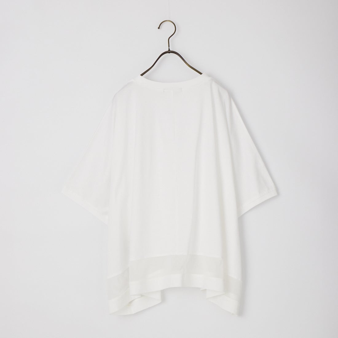 mizuiro ind [ミズイロインド] メッシュヘム ワイドプルオーバー [2-210130] 11 OFF WHI