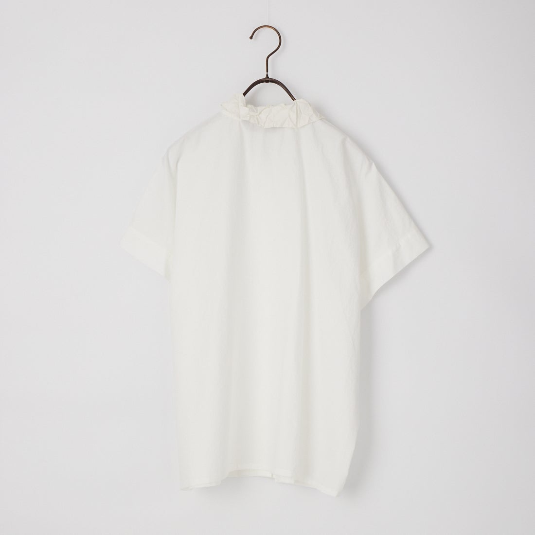 mizuiro ind [ミズイロインド] ワッシャーカラーワイドシャツ [1-230155] 11 OFF WHI